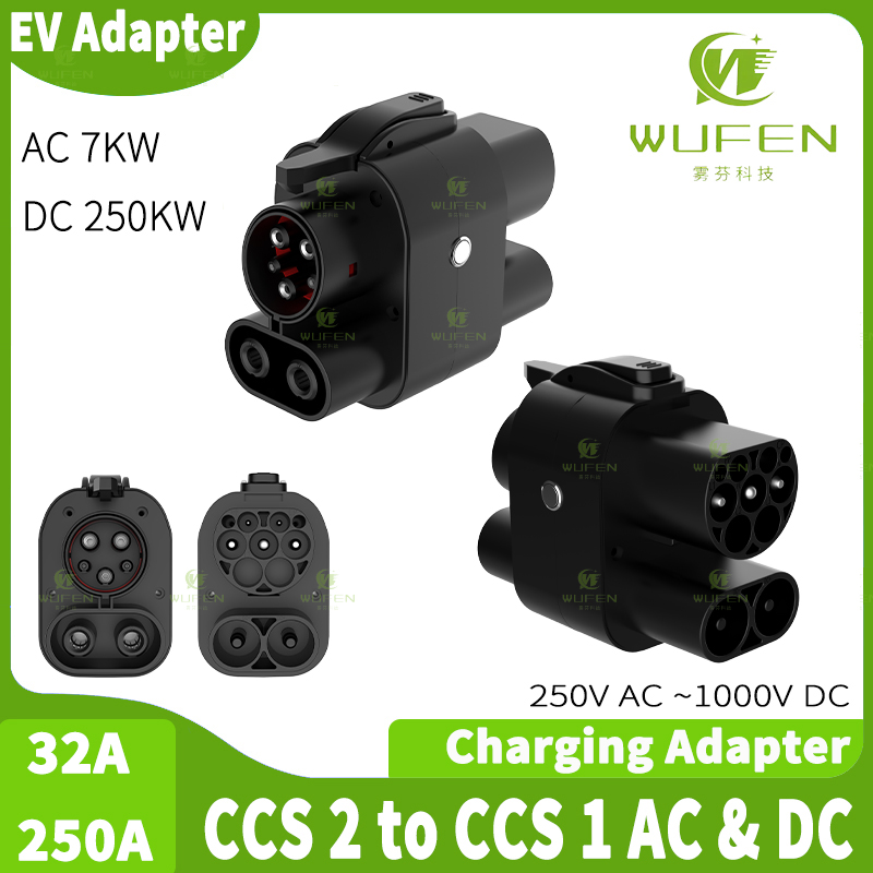 Ccs2 To Ccs1 Fast Charge Adapter 250Kw - WUFEN Ac & Dc Ccs2 Naar