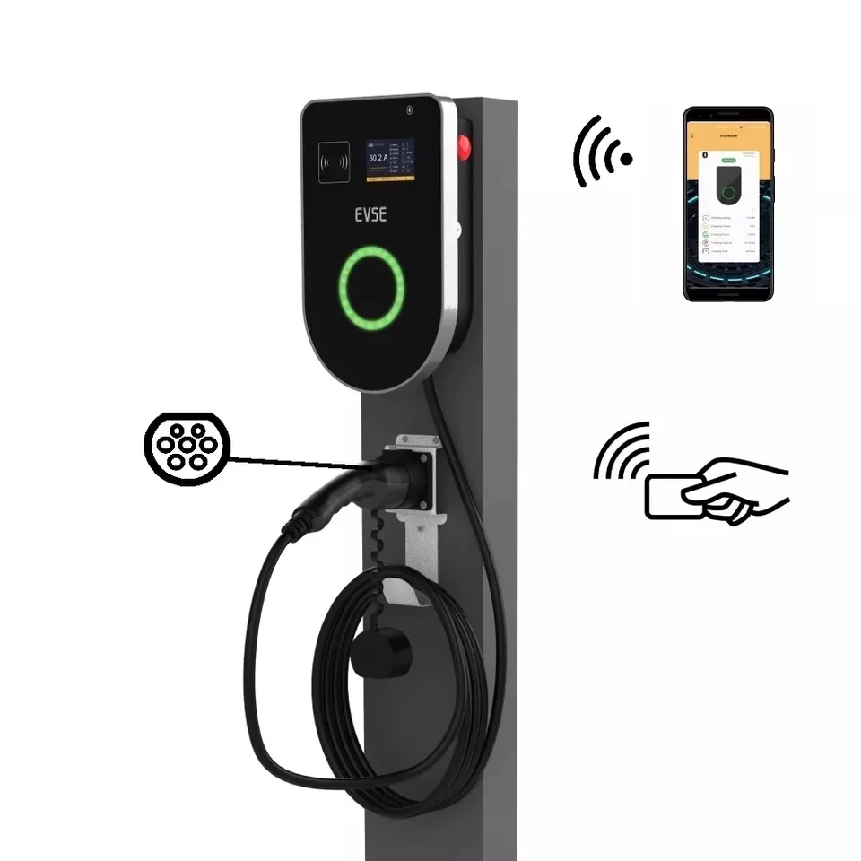 22Kw Wallbox Type 2 Ocpp Rfid - EV-oplader OCPP Type 2 oplaadkabel 11kw
