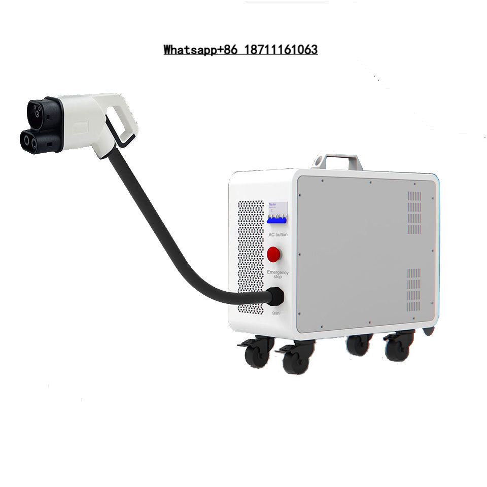 Portable Dc Fast Charger 20Kw Ccs2 - Mobiele EV-lader, enkelvoudig, draagbaar, 20 kW