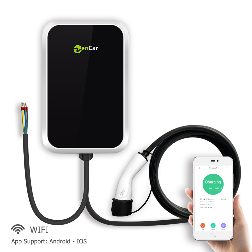 7kW 11kW AC EV-laadstation Typ - 22Kw Wallbox Type 2 Ocpp Rfid recensie en prijs