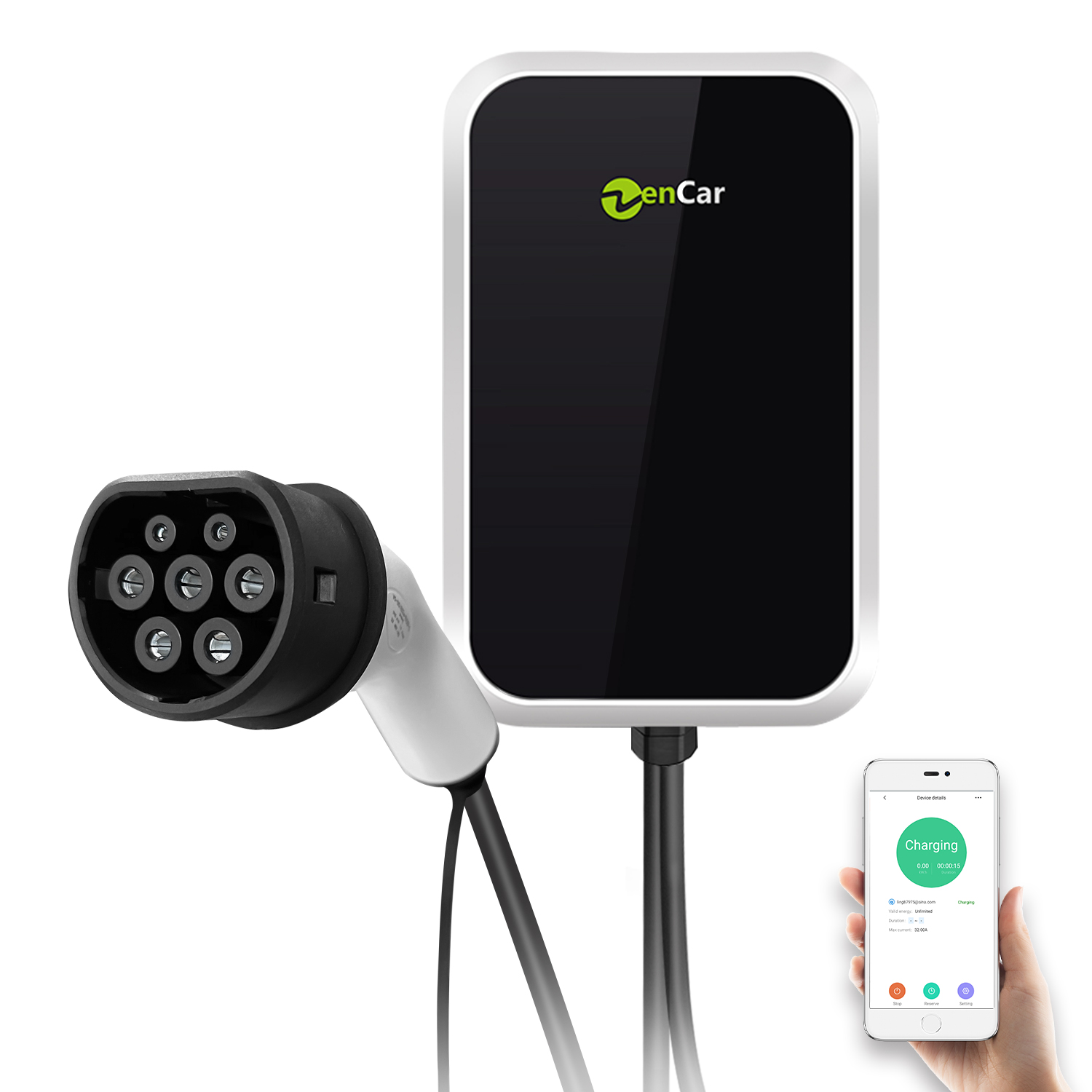 7kW 11kW AC EV-laadstation Typ - 22Kw Wallbox Type 2 Ocpp Rfid recensie en prijs