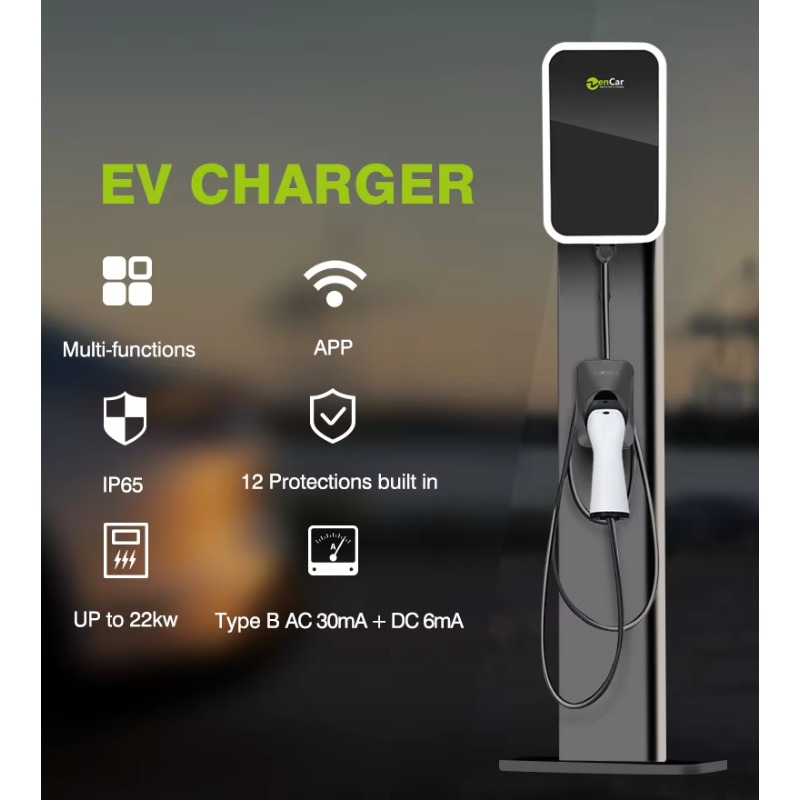 7kW 11kW AC EV-laadstation Typ - 22Kw Wallbox Type 2 Ocpp Rfid recensie en prijs