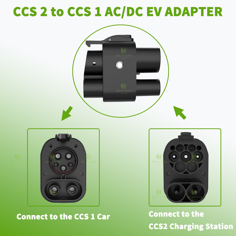 WUFEN Ac & Dc Ccs2 Naar Ccs1 D - Ccs2 To Ccs1 Fast Charge Adapter 250Kw recensie en prijs