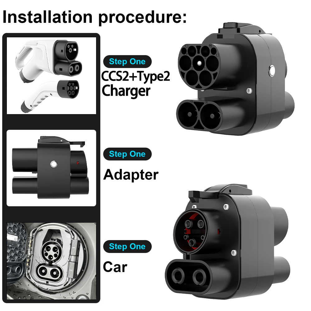 UNIRISE 250kW+7.2kW DC+AC CCS2 - Ccs2 To Ccs1 Fast Charge Adapter 250Kw recensie en prijs