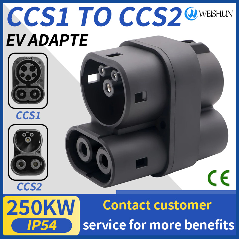 CCS1 naar CCS2 EV DC snellaada - Ccs2 To Ccs1 Fast Charge Adapter 250Kw recensie en prijs