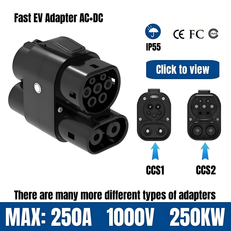 EV-laadadapter 250A 250KW Meer - Ccs2 To Ccs1 Fast Charge Adapter 250Kw recensie en prijs