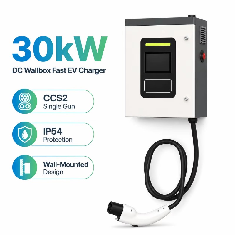 Aangepaste 30kW CCS2 DC snella - Dc Fast Charger 30Kw Wallbox Commercial recensie en prijs