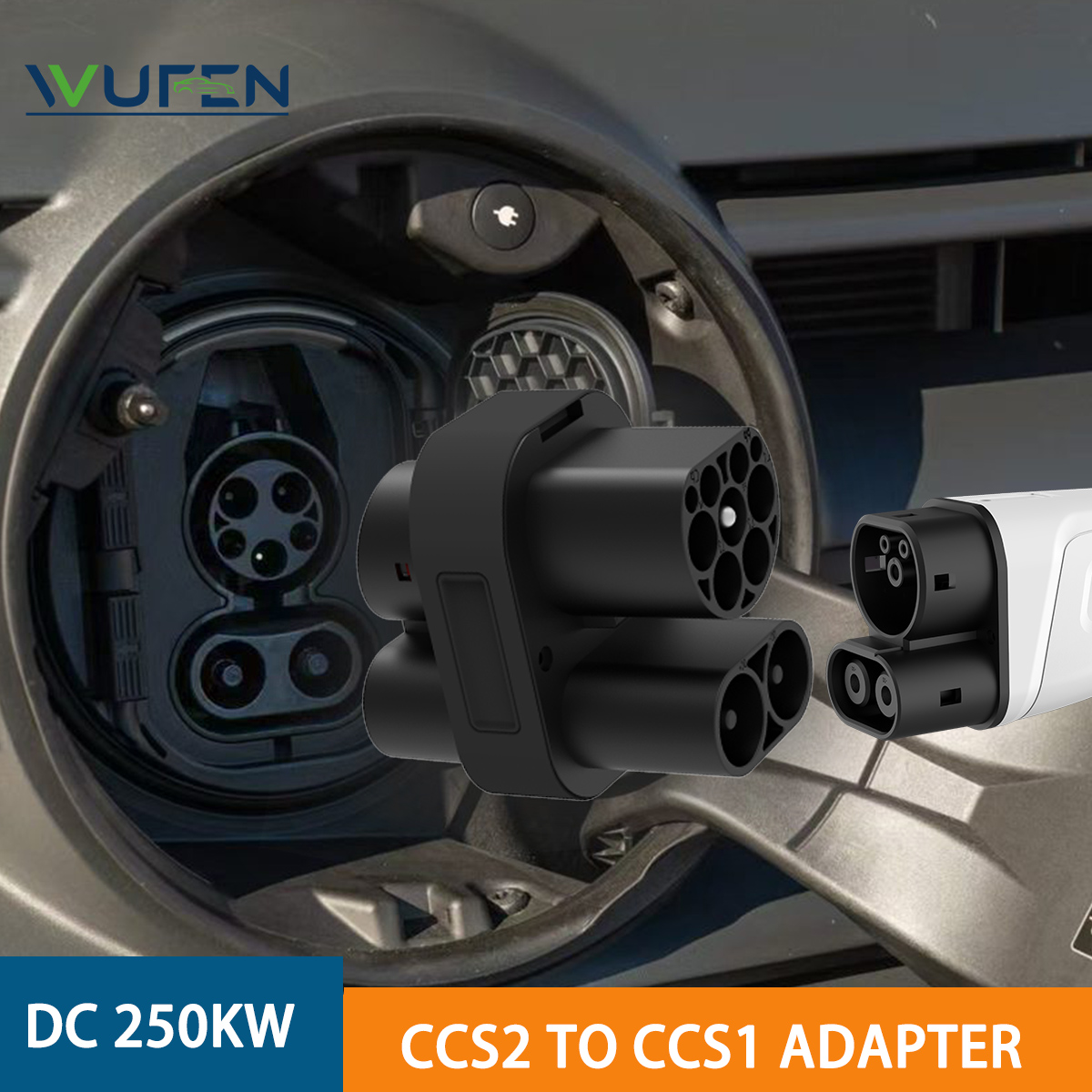 WUFEN 250KW CCS2 naar CCS1 Ada - Ccs2 To Ccs1 Fast Charge Adapter 250Kw recensie en prijs