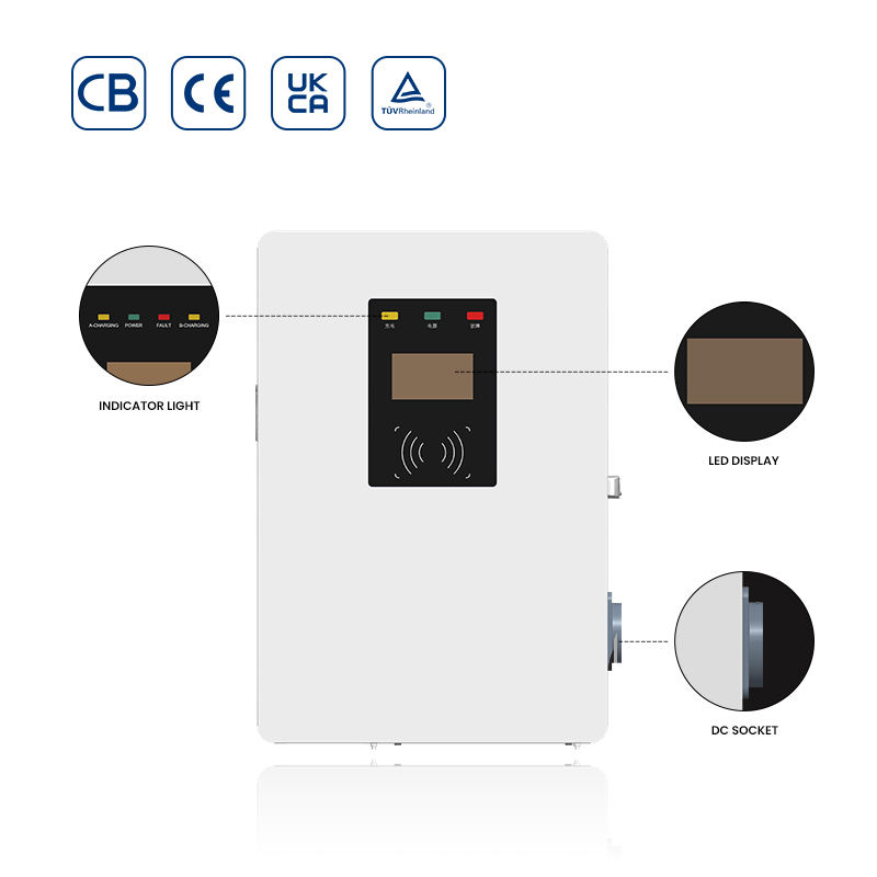 Khons 30KW Wallbox EV-lader DC - Dc Fast Charger 30Kw Wallbox Commercial recensie en prijs