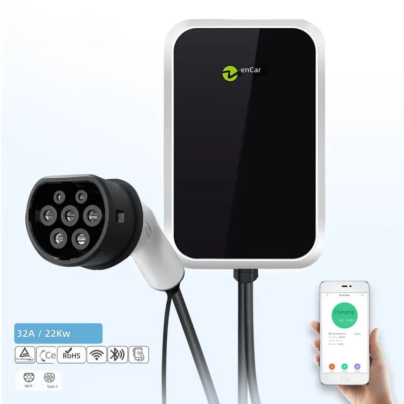 22kW EV-lader Type 2 Wallbox 3 - 22Kw Wallbox Type 2 Ocpp Rfid recensie en prijs